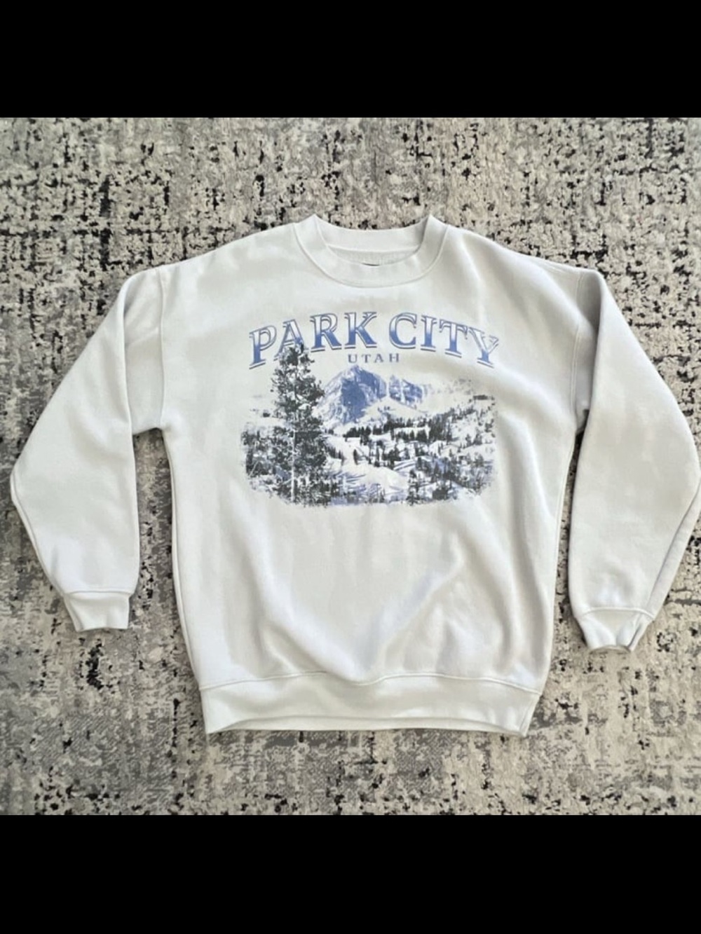 State of Mind Park City Utah Graphic Crewneck - Light Gray - Picture 1 of 2